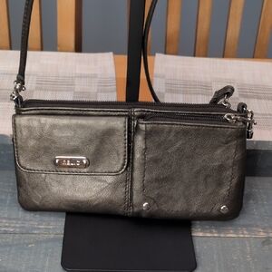 Relic Metallic Gray Crossbody Bag